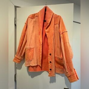 Free People Women's Orange “Shacket”